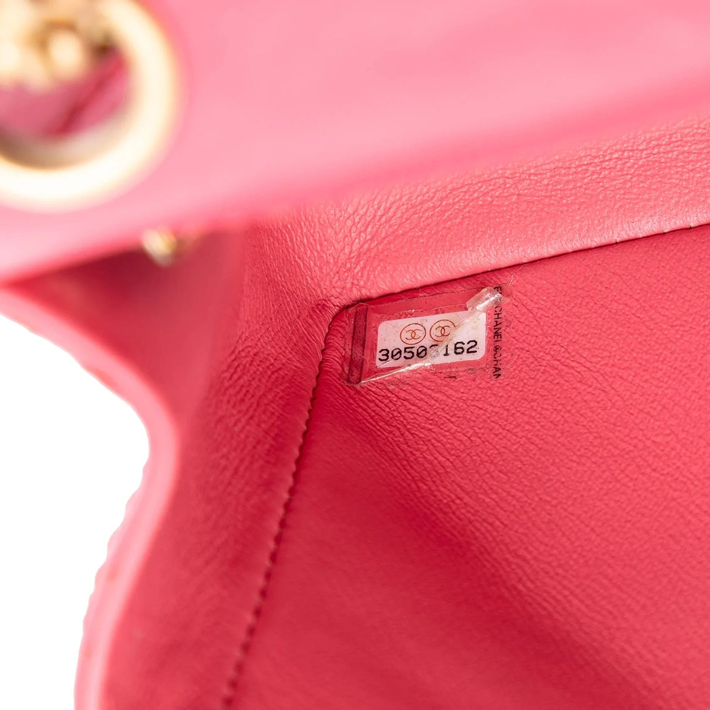 Pink Chanel Quilted Aged Calfskin Reissue 2.55 Single Flap 224 Crossbody Bag