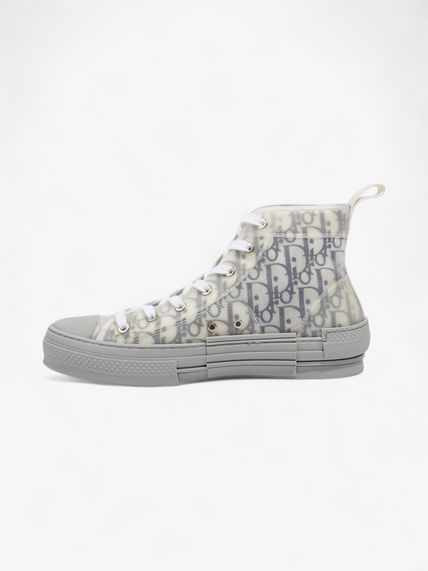 Christian Dior B23 High-tops Grey Oblique  / White Mesh EU 41 UK 7