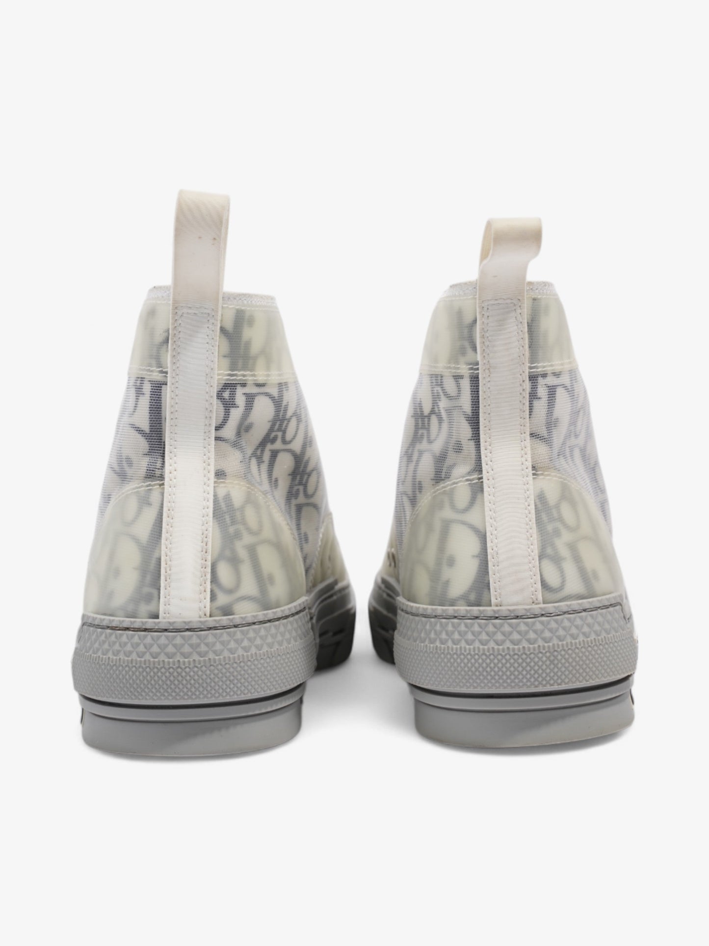 Christian Dior B23 High-tops Grey Oblique  / White Mesh EU 41 UK 7