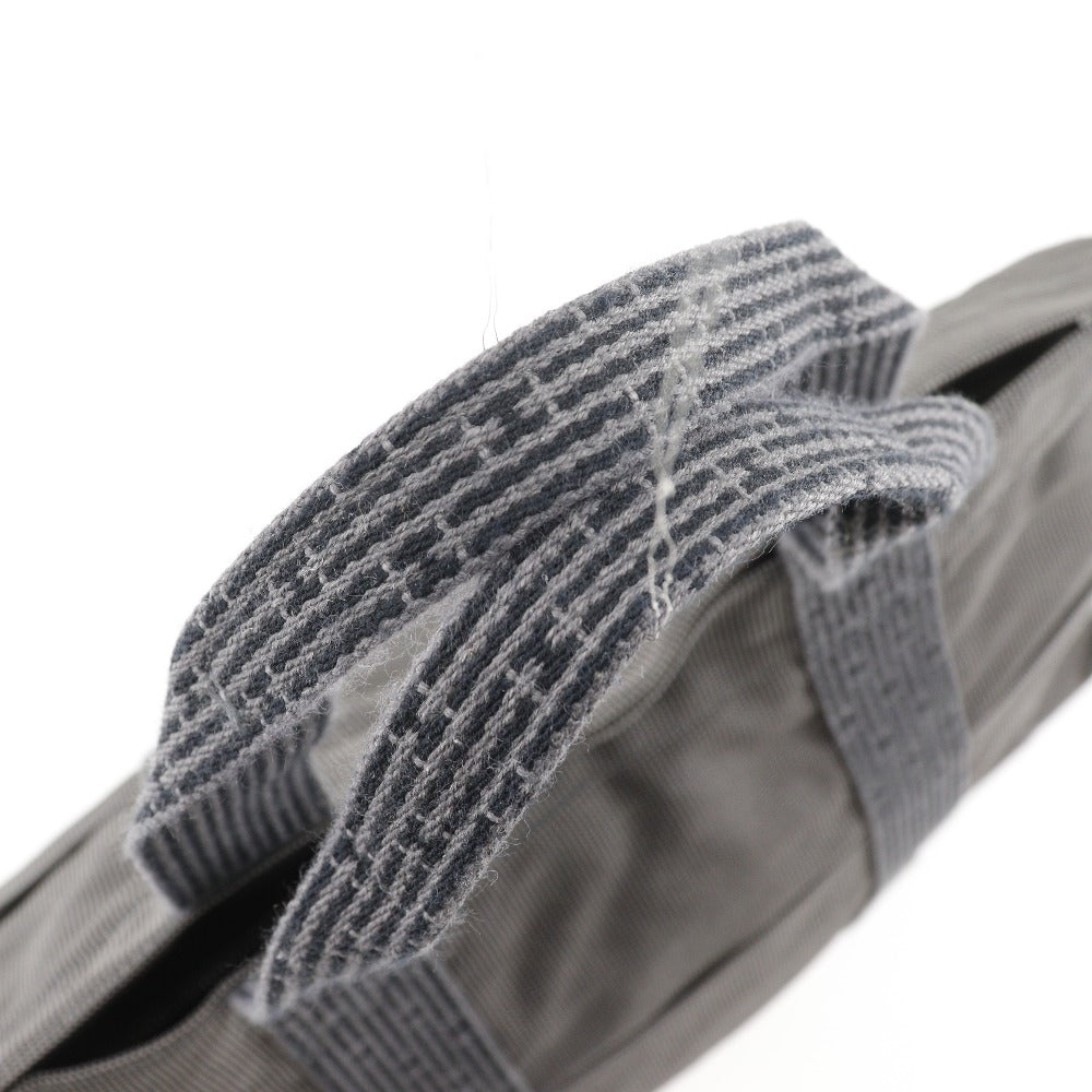HERMES Tote Bag Nylon canvas gray Her Line Tote GM unisex(Unisex)  d