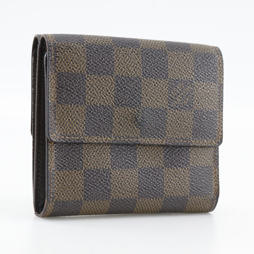 LOUIS VUITTON Bifold Wallet N61652 Damier canvas Brown W Hook Wallet  Porte BilletsCartes Crdit unisex(Unisex)  d