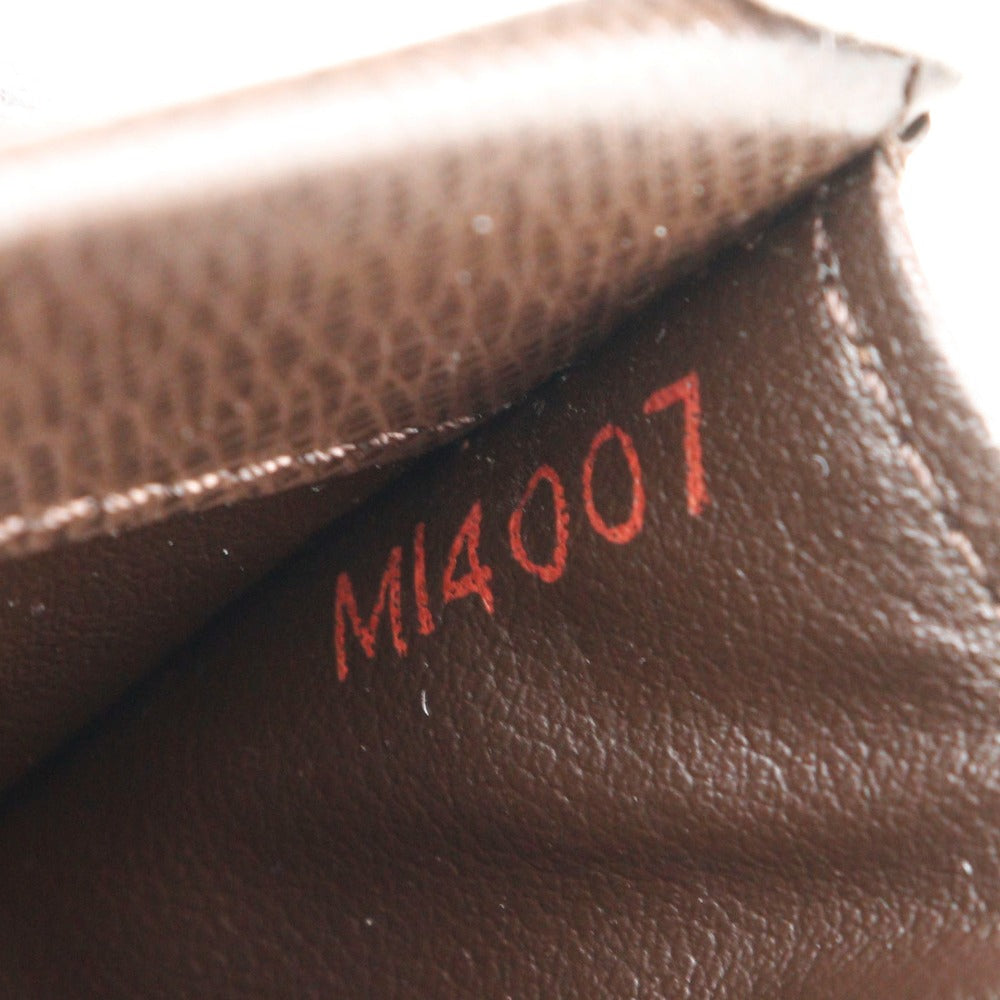 LOUIS VUITTON Coin case N61930 Damier canvas Brown Portonet Plat unisex(Unisex)  d