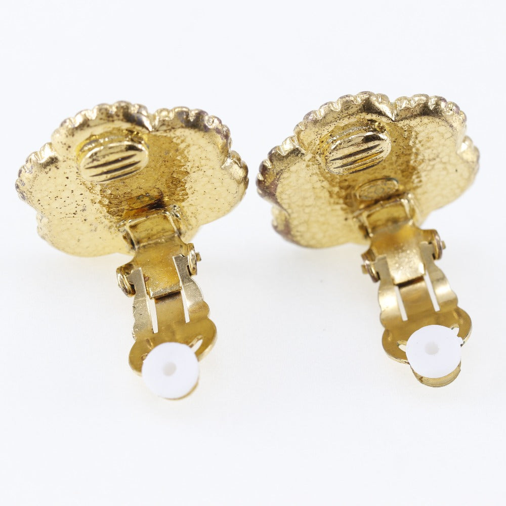 CHANEL Earring Plated Gold gold   Women