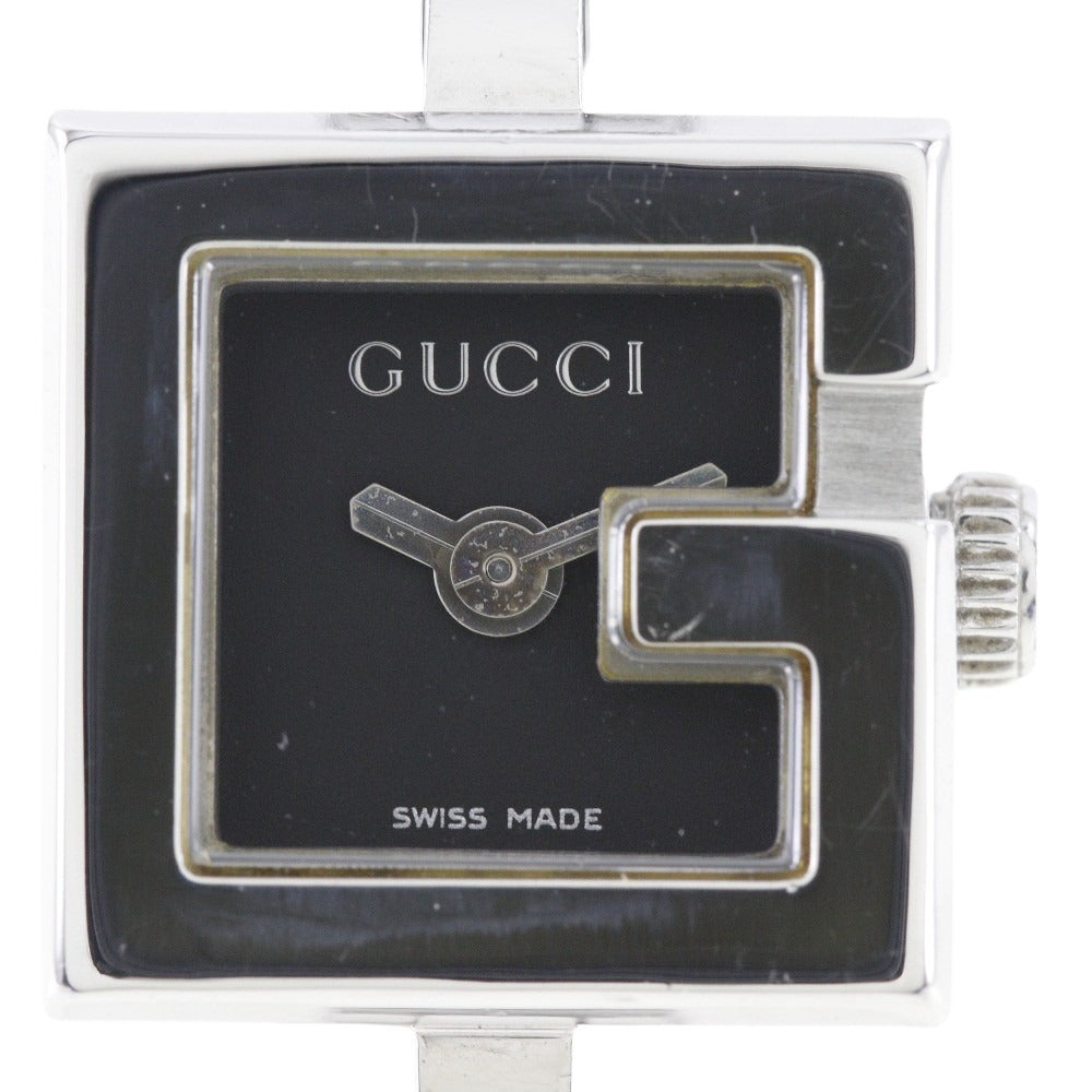GUCCI Watches Quartz 102 Stainless Steel black G mini black dial Women