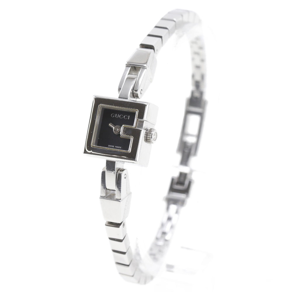 GUCCI Watches Quartz 102 Stainless Steel black G mini black dial Women