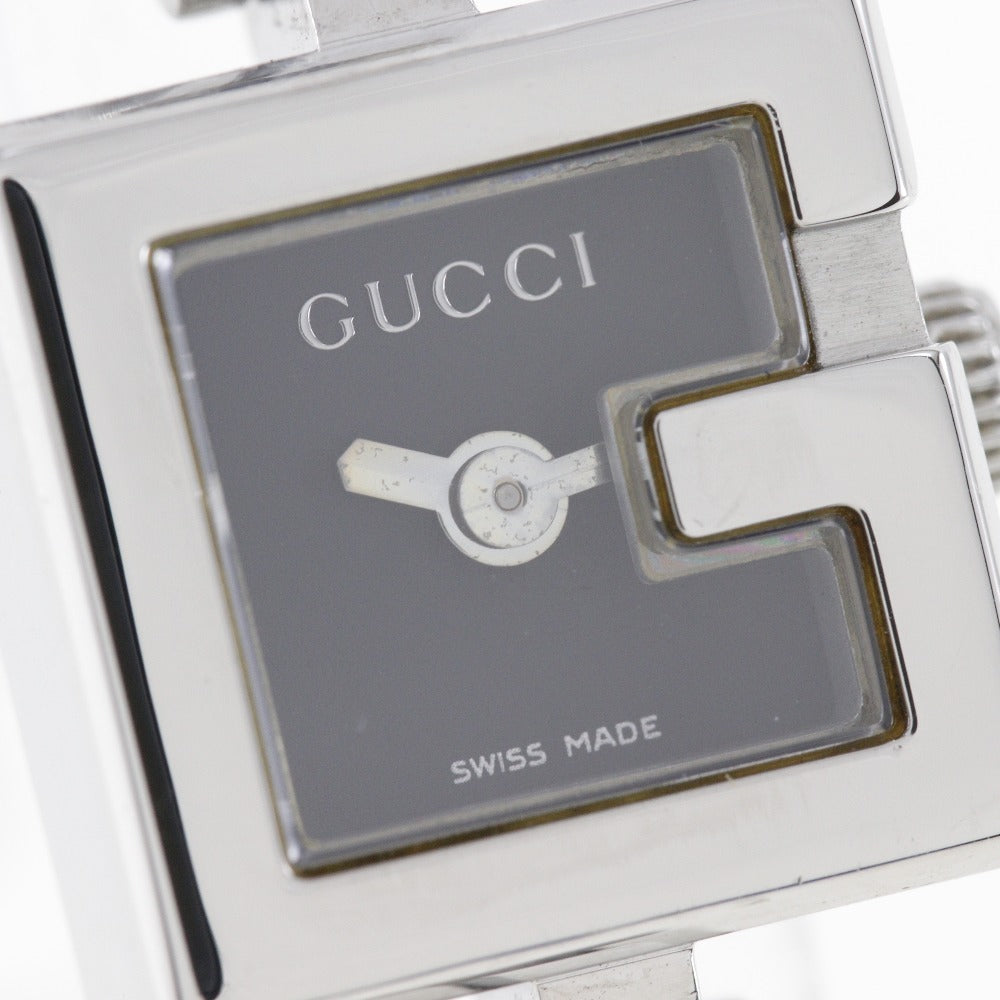 GUCCI Watches Quartz 102 Stainless Steel black G mini black dial Women
