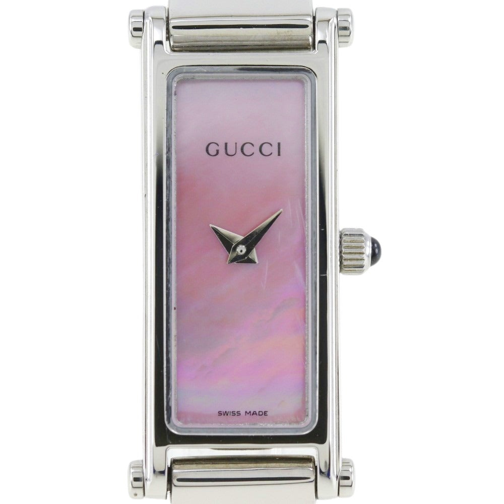GUCCI Watches Quartz 1500L Stainless Steel pink pink dial Women