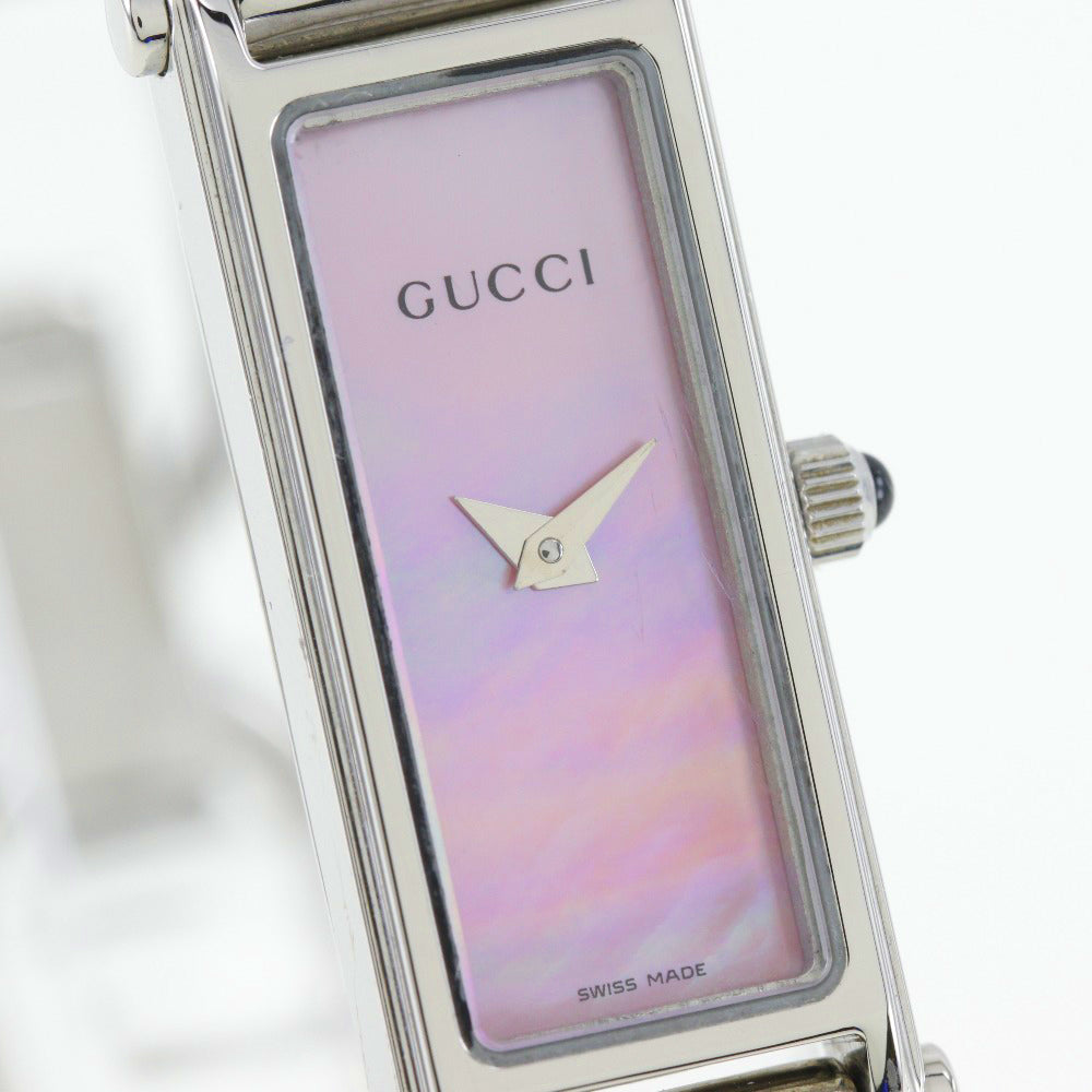 GUCCI Watches Quartz 1500L Stainless Steel pink pink dial Women