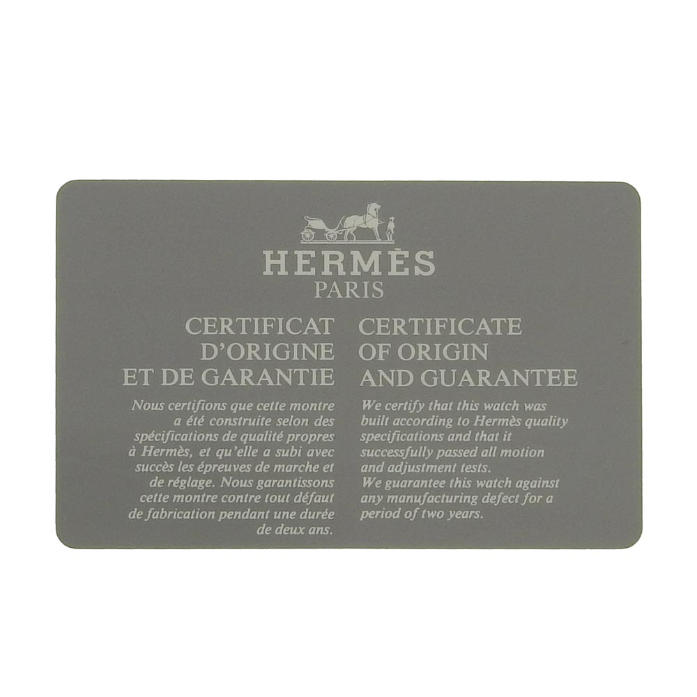 HERMES Watches Quartz ME1.250 Silver925 , Leather green Medor Silver dial Women  d