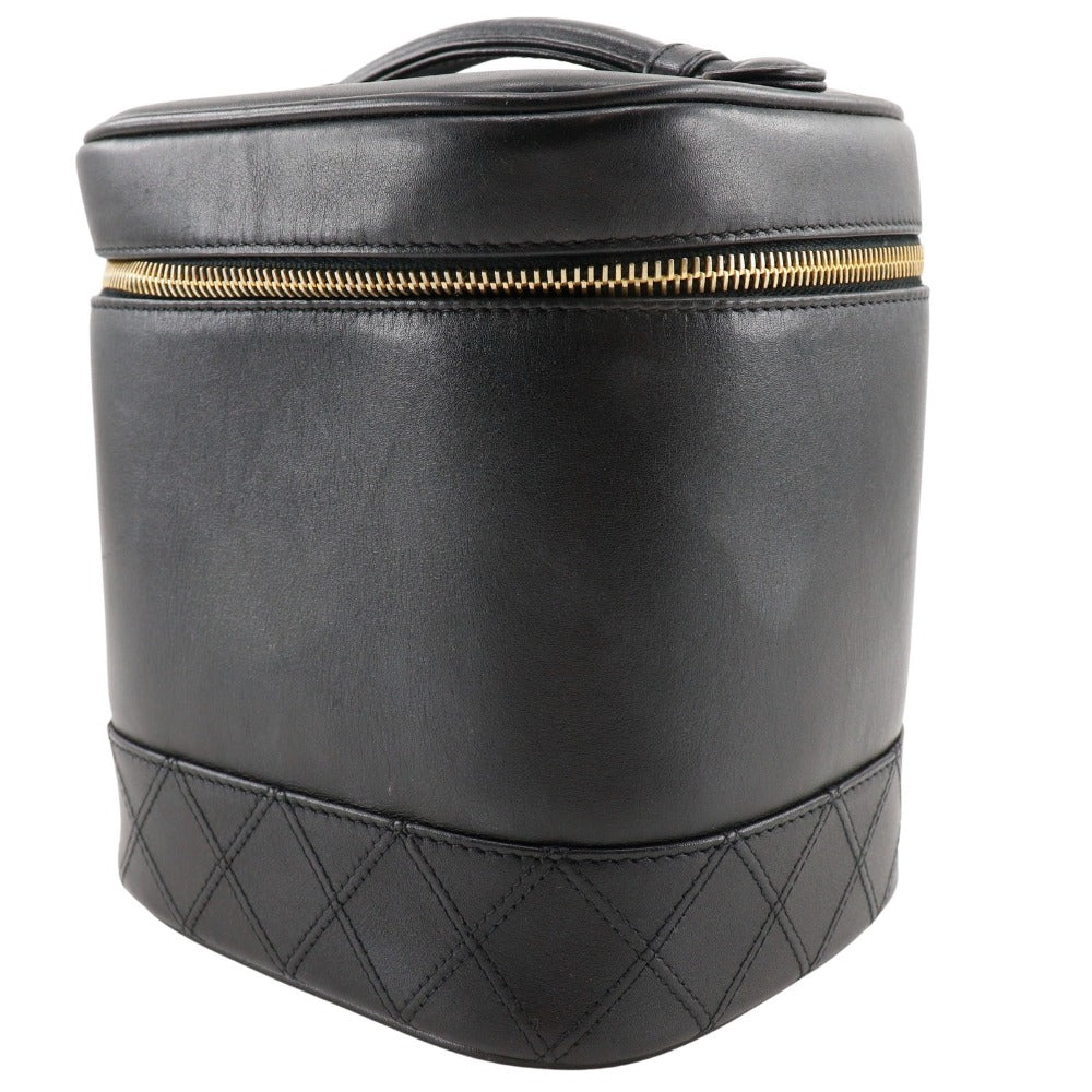 Chanel Vanity Pouch   Lambskin Black