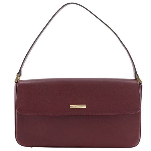 Burberry Hobo Leather Shoulder Bag