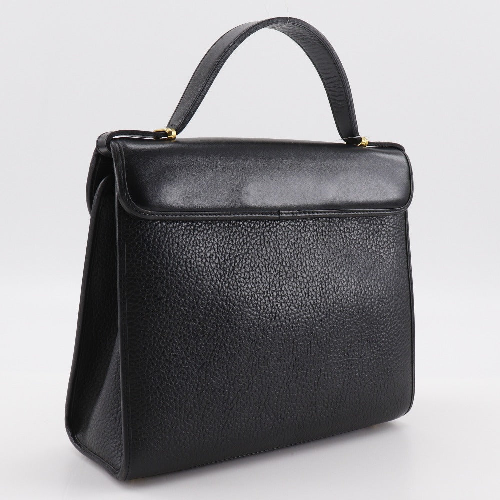 Christian Dior Handbag Calfskin black One handle   CD logo Women