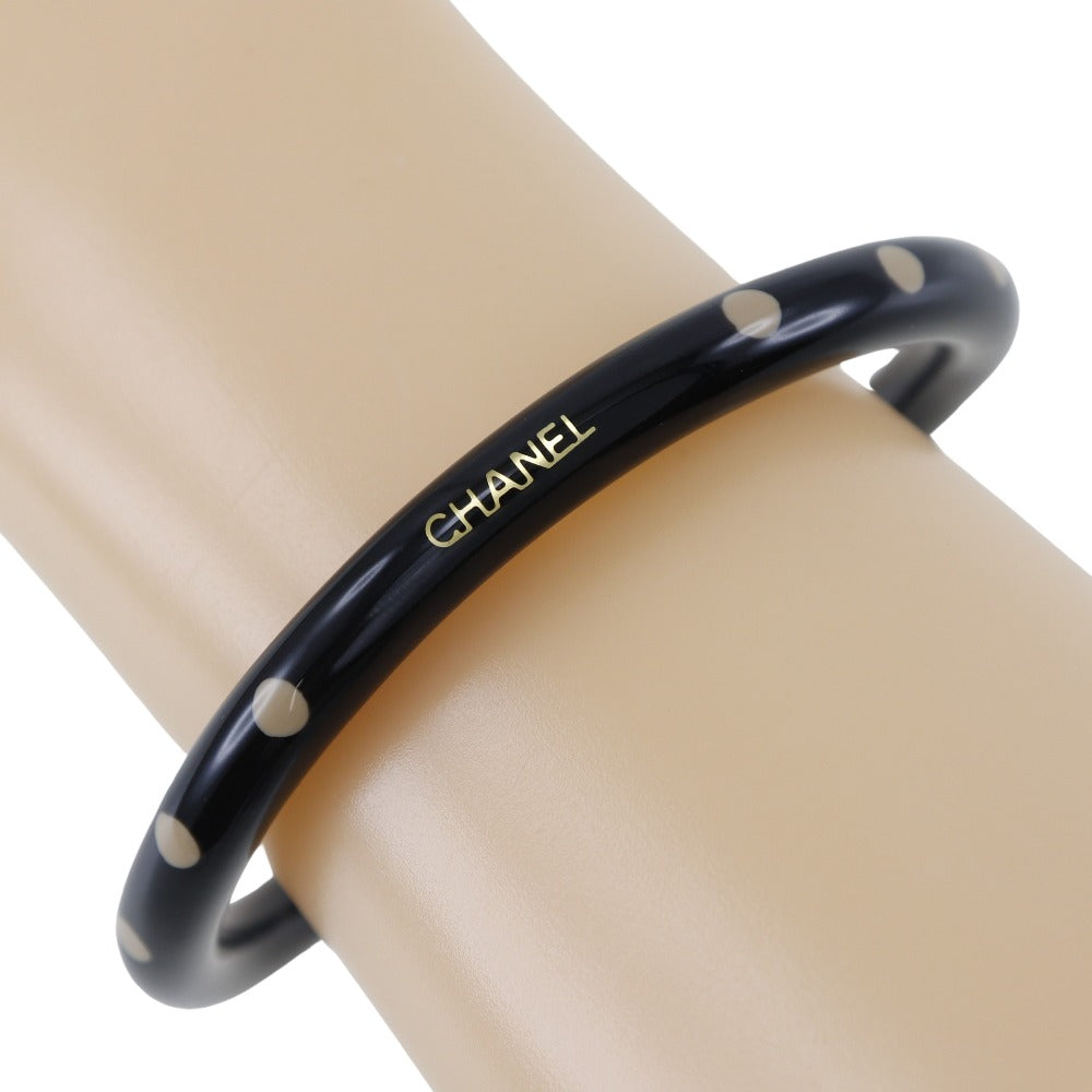CHANEL Bangle plastic black Women  d
