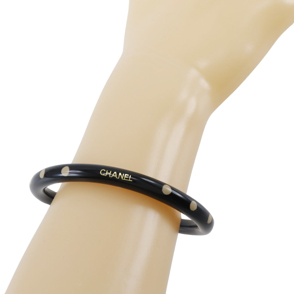 CHANEL Bangle plastic black Women  d