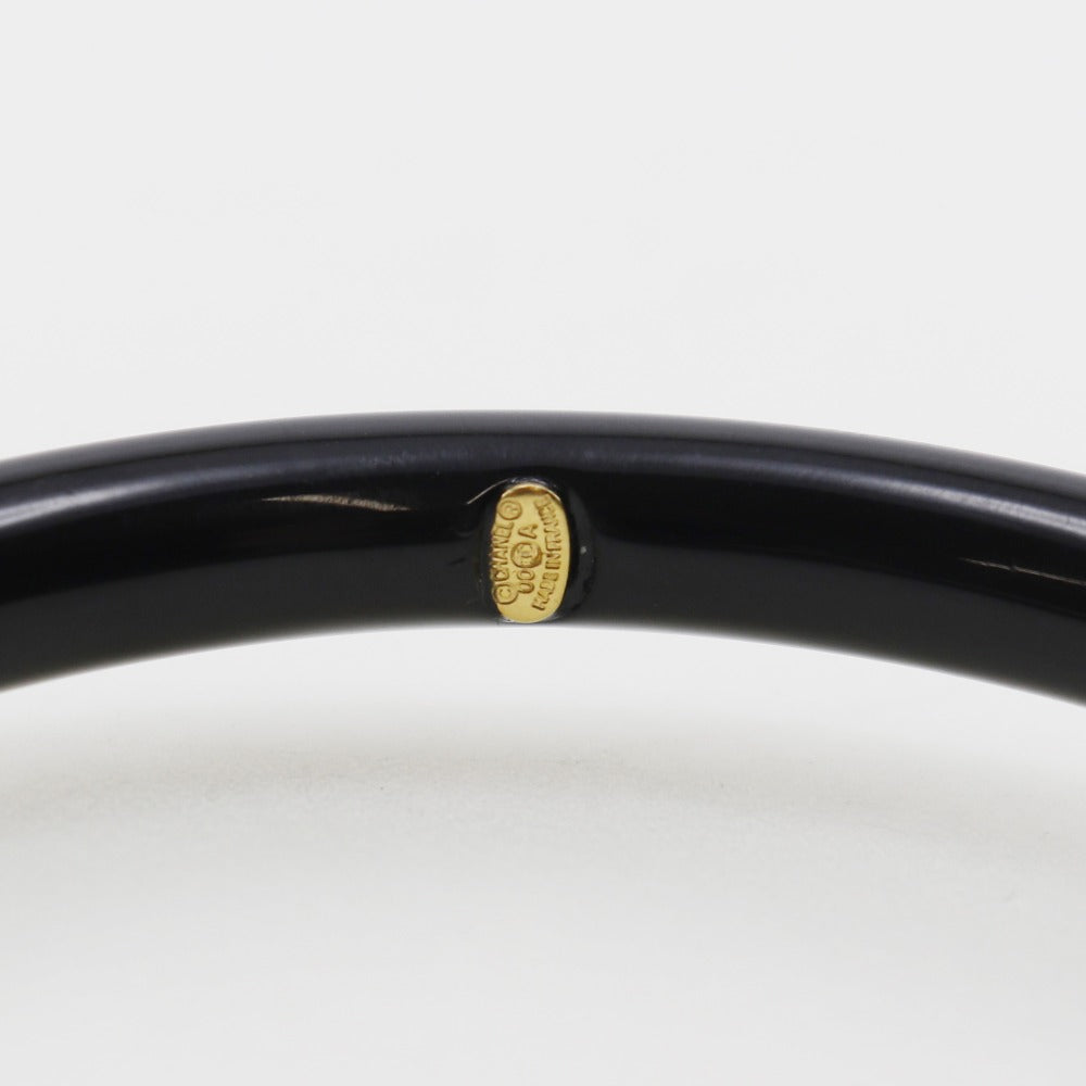 CHANEL Bangle plastic black Women  d