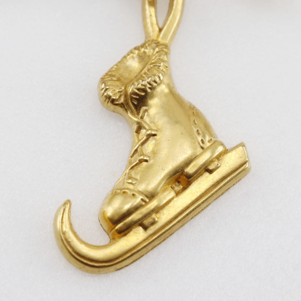 HERMES Brooch Plated Gold gold Women  d