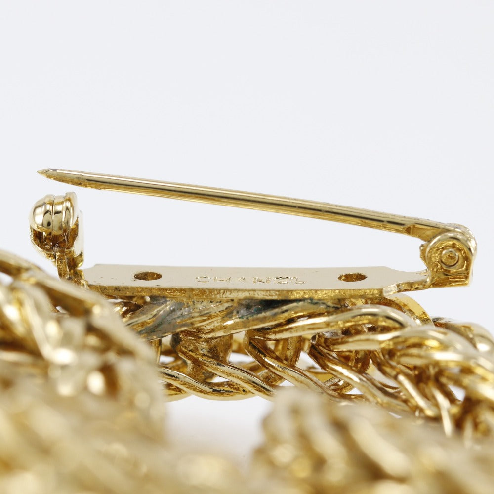 CHANEL Brooch Plated Gold gold Women  d