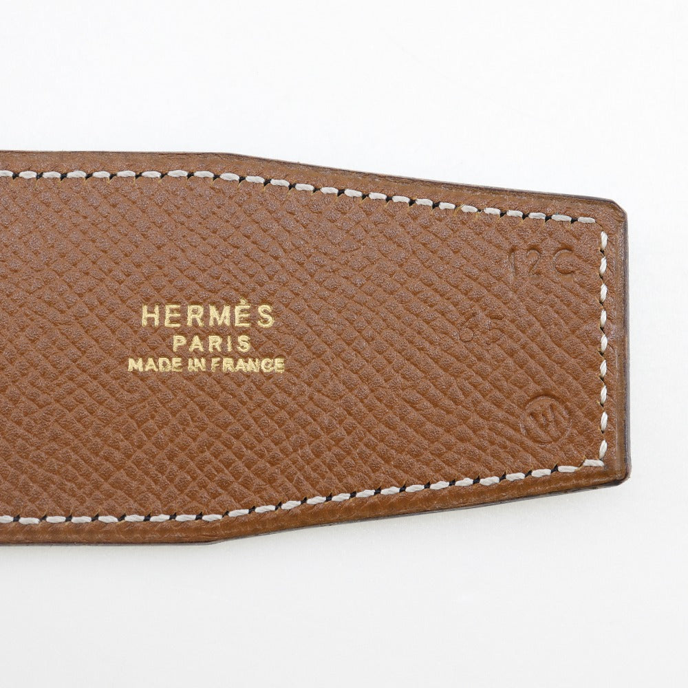 HERMES belt Boxcalf, Courchevel black Women  d