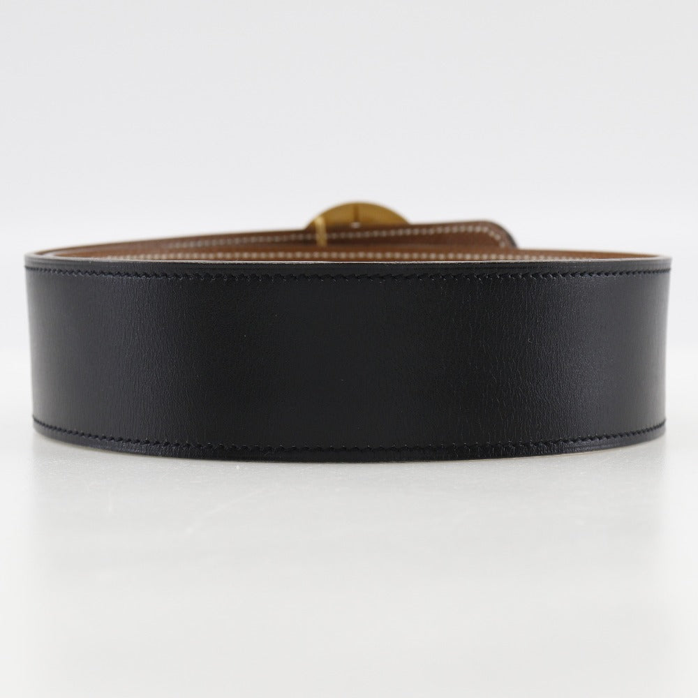 HERMES belt Boxcalf, Courchevel black Women  d