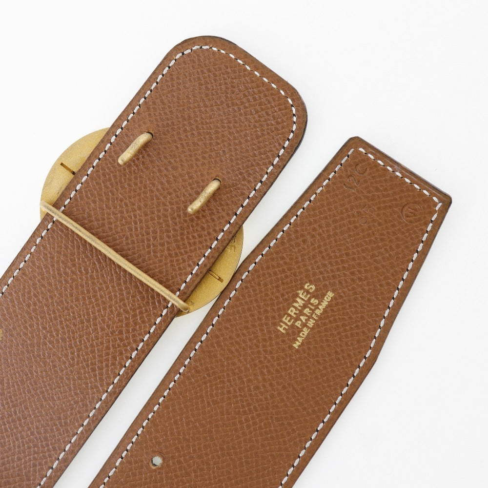 HERMES belt Boxcalf, Courchevel black Women  d