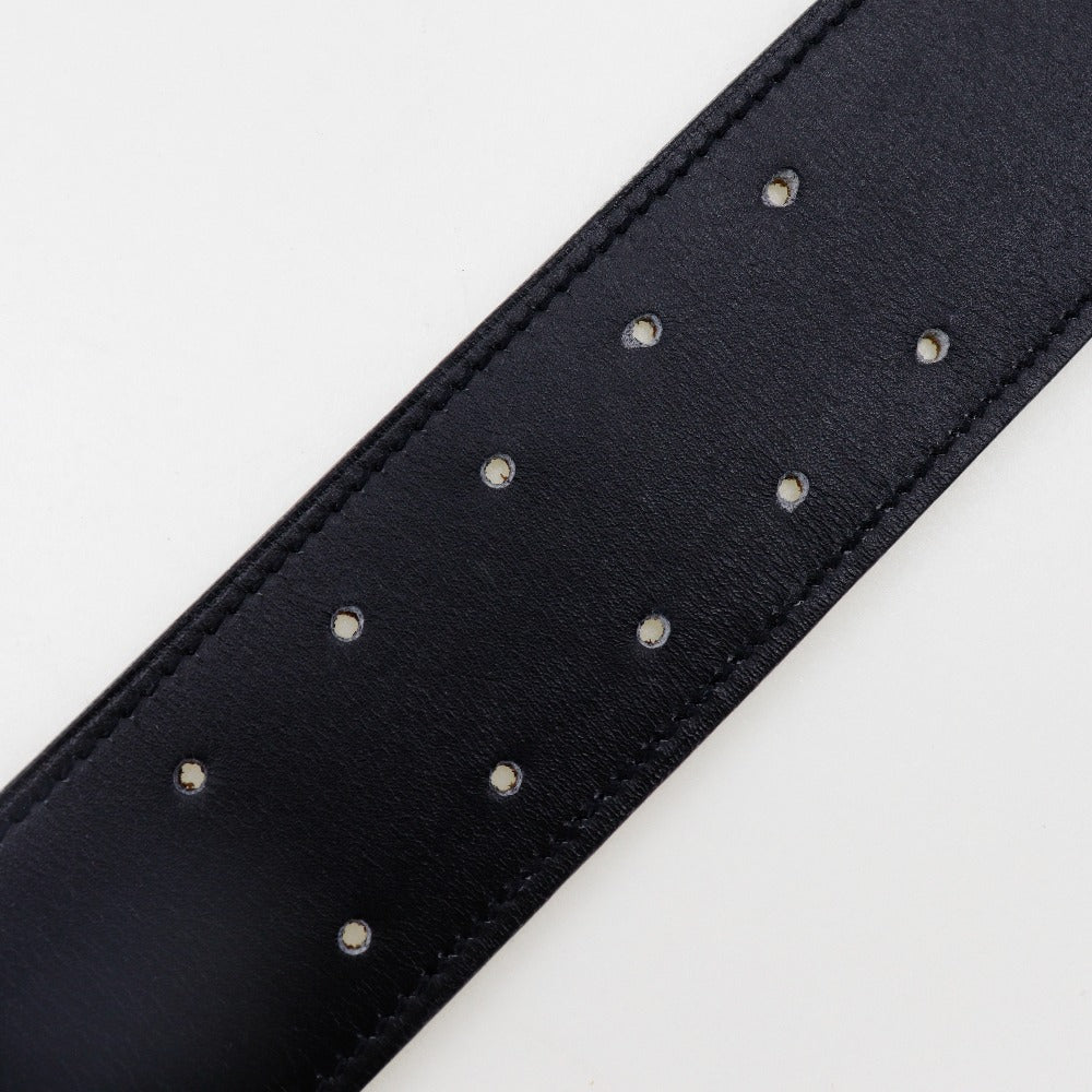 HERMES belt Boxcalf, Courchevel black Women  d