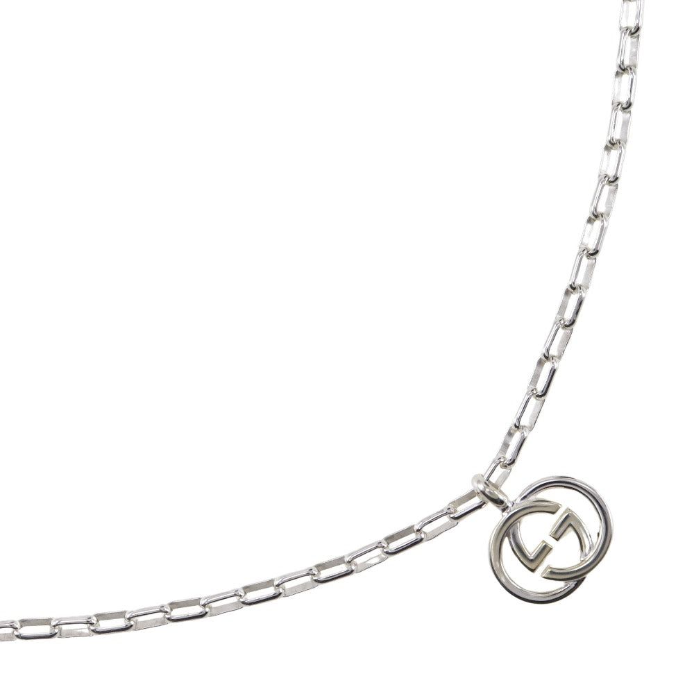 GUCCI Necklace Silver925 Silver Interlocking G unisex(Unisex)