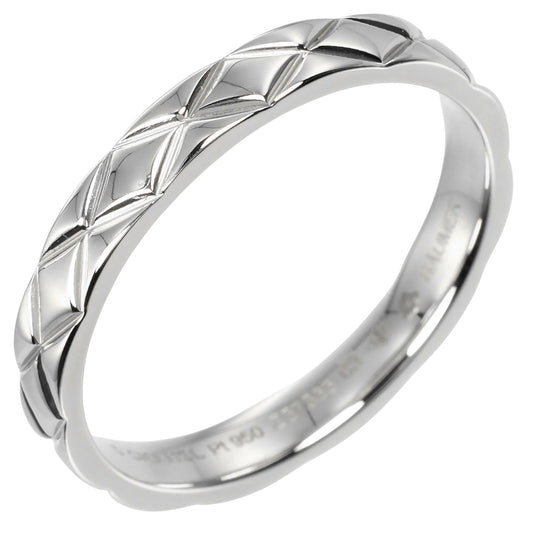 Chanel Matelassé Pt950 Platinum Ring
