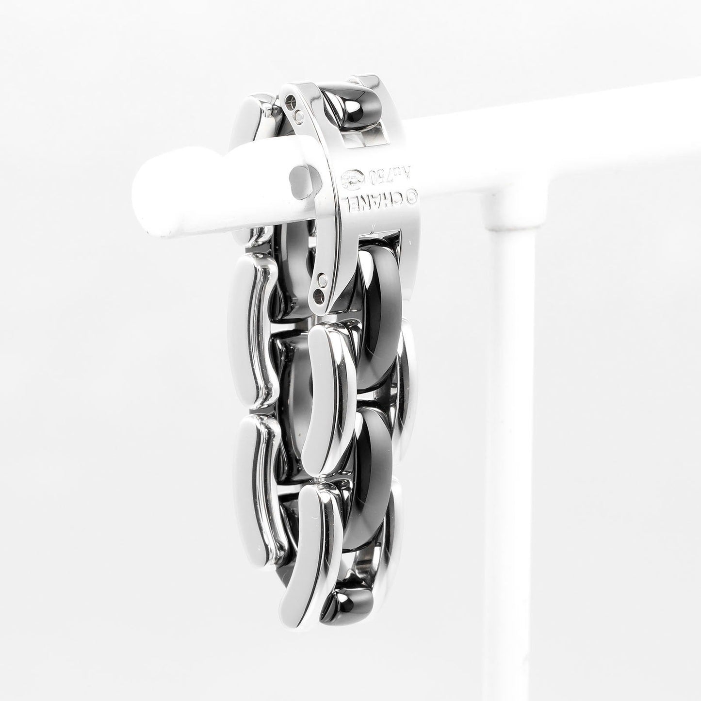 Chanel Ultra Au750 White Gold Ceramic Ring