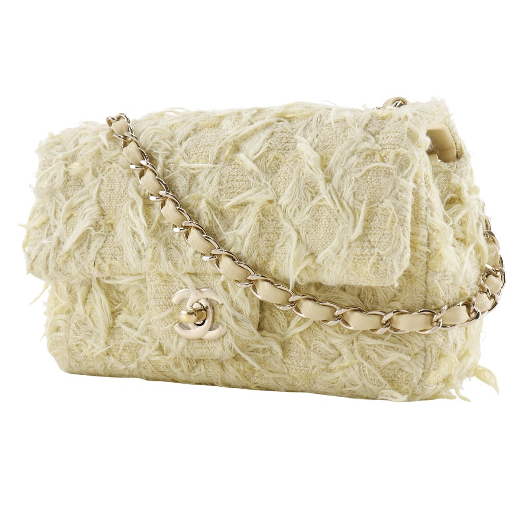 Chanel Mini Matelasse Tweed Shoulder Bag