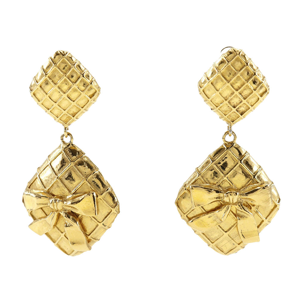 Chanel Quilting Earrings