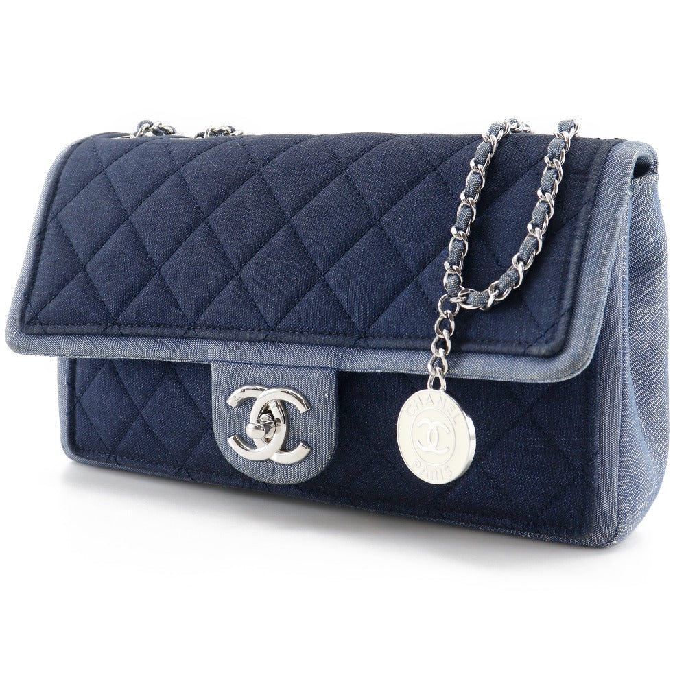Chanel Matelasse Denim 2way Shoulder Bag