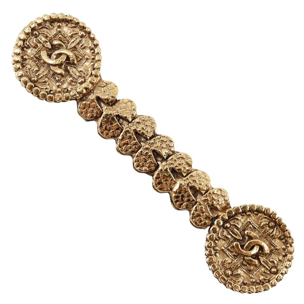 CHANEL Brooch Plated Gold gold   Women  d