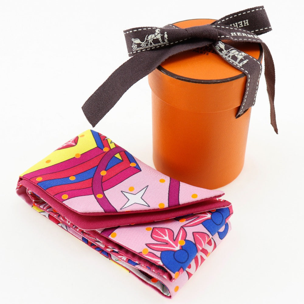 HERMES scarf silk pink Prymti Twilly Women  d