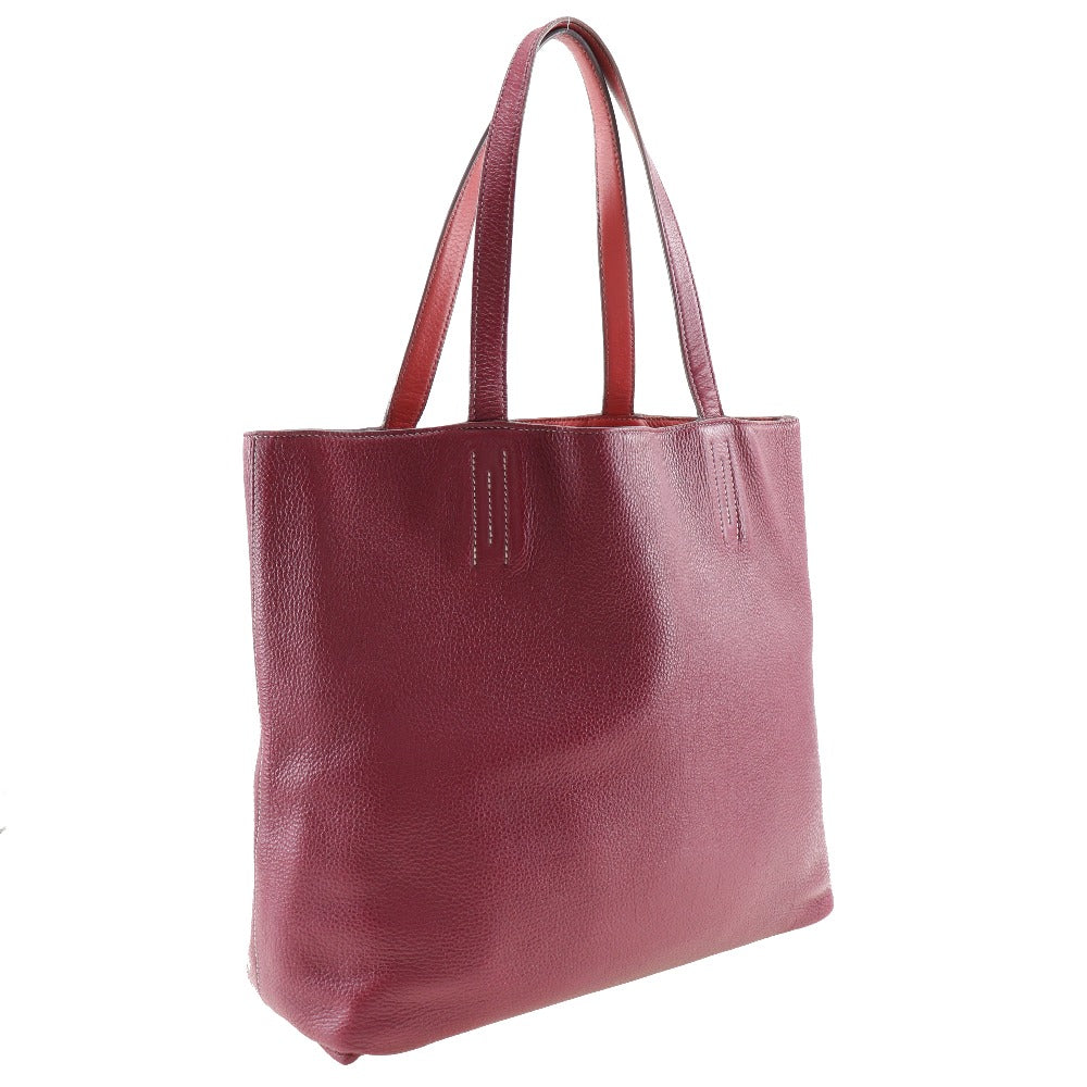 HERMES Tote Bag Taurillon Clemence Bougainvillea reversible Doble Sense 45 Women  d