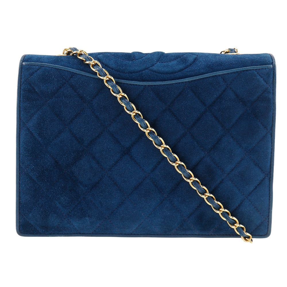 Chanel Matelasse Suede Shoulder Bag