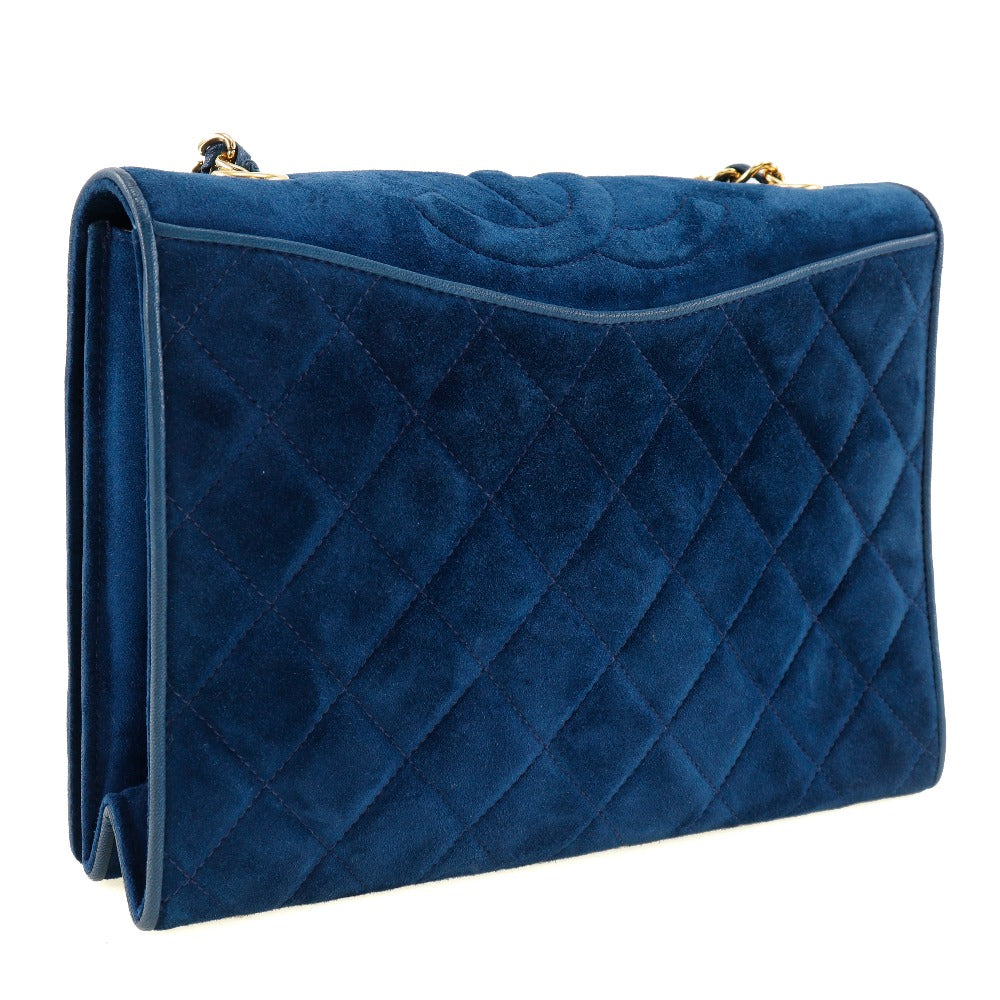 Chanel Matelasse Suede Shoulder Bag
