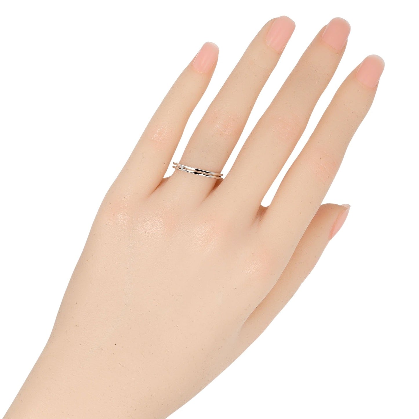 GUCCI Ring K18 white gold Silver Infinity Women 13