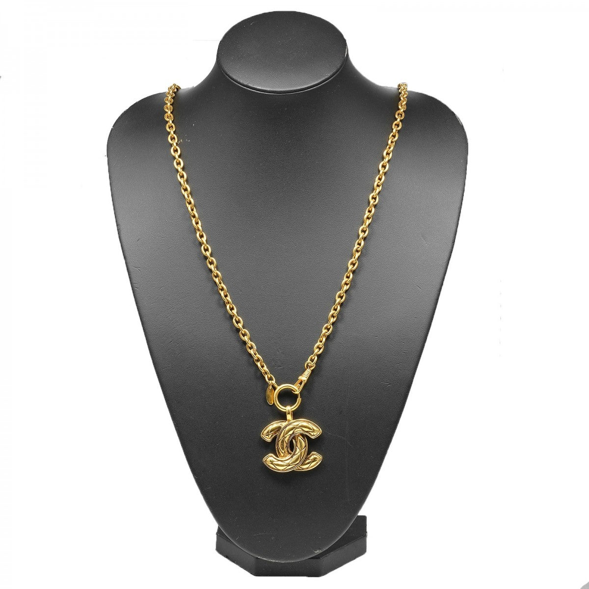 CHANEL Necklace Plated Gold gold COCO Mark Matrasse