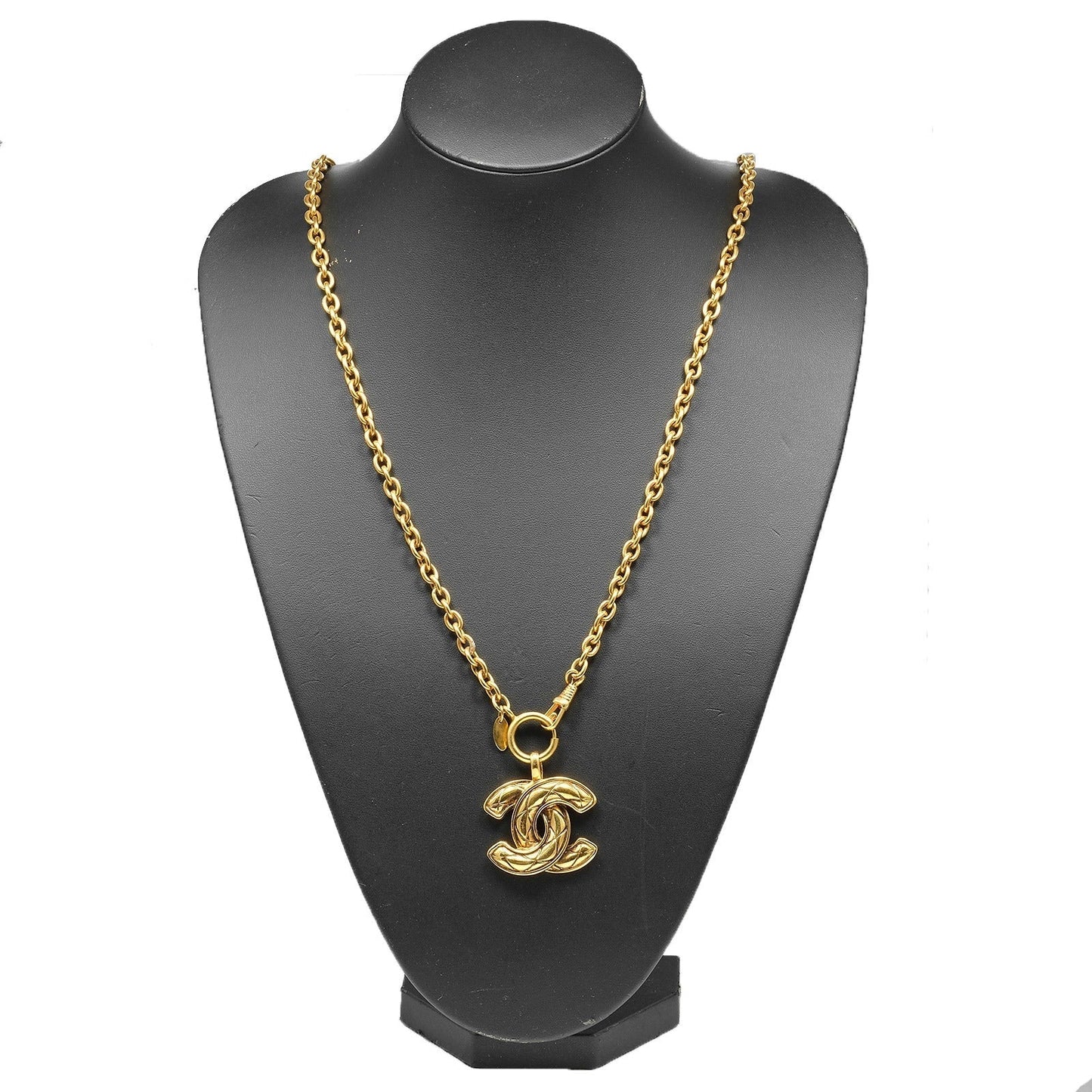 Chanel Coco Mark Matelasse Necklace