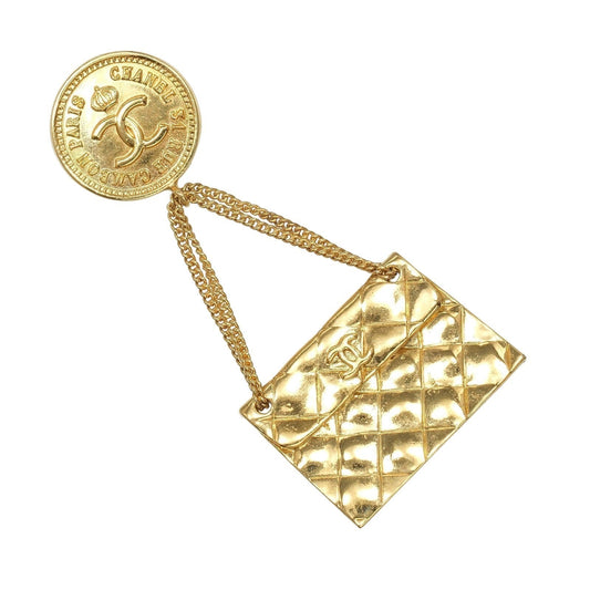 Chanel Matelasse Coco Mark Brooch