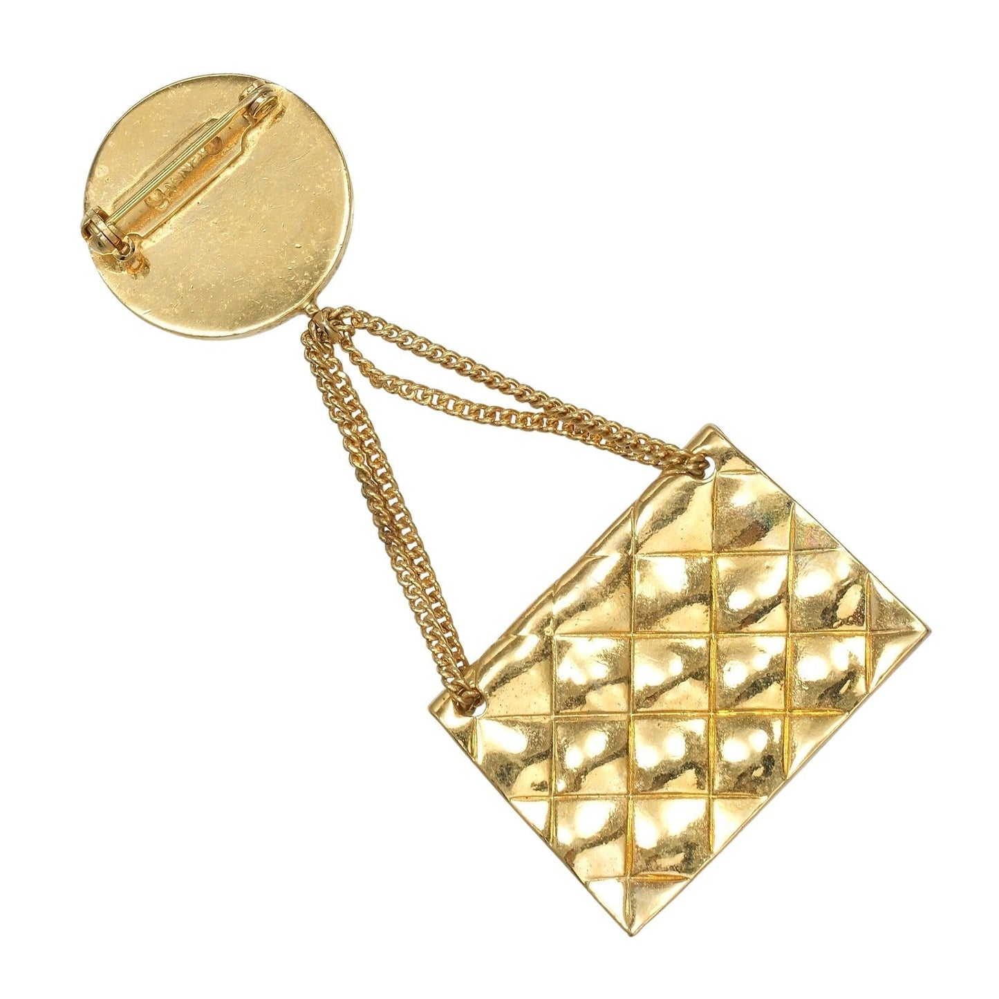 Chanel Matelasse Coco Mark Brooch