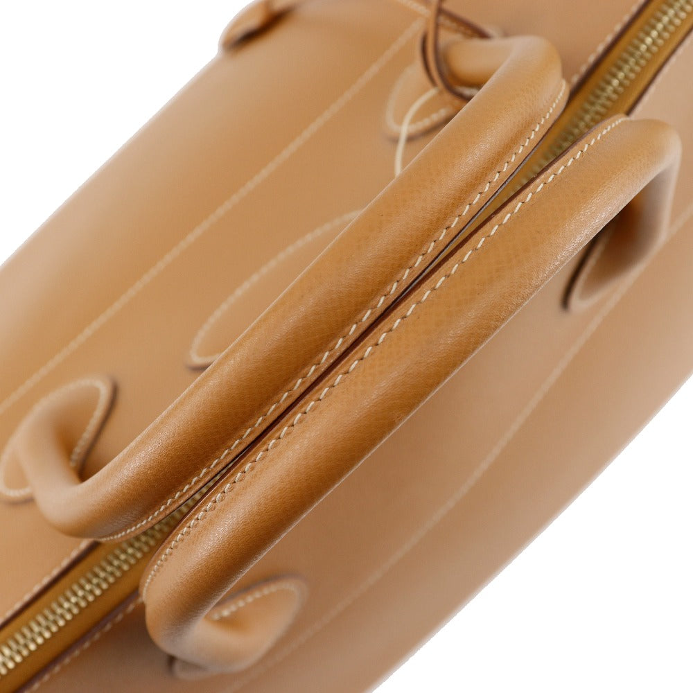 HERMES Boston Duffel bag Ardenne Camel/Gold Metal Bored 45 unisex(Unisex)  d