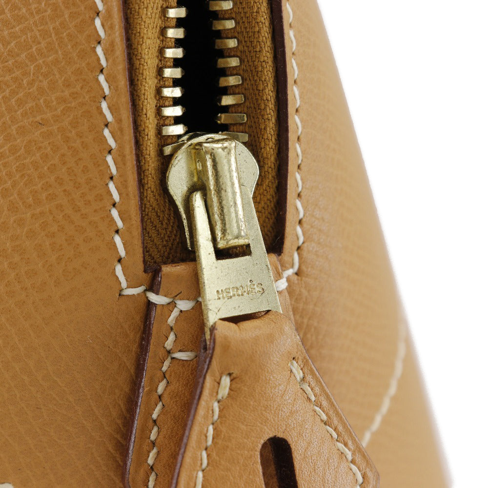 HERMES Boston Duffel bag Ardenne Camel/Gold Metal Bored 45 unisex(Unisex)  d