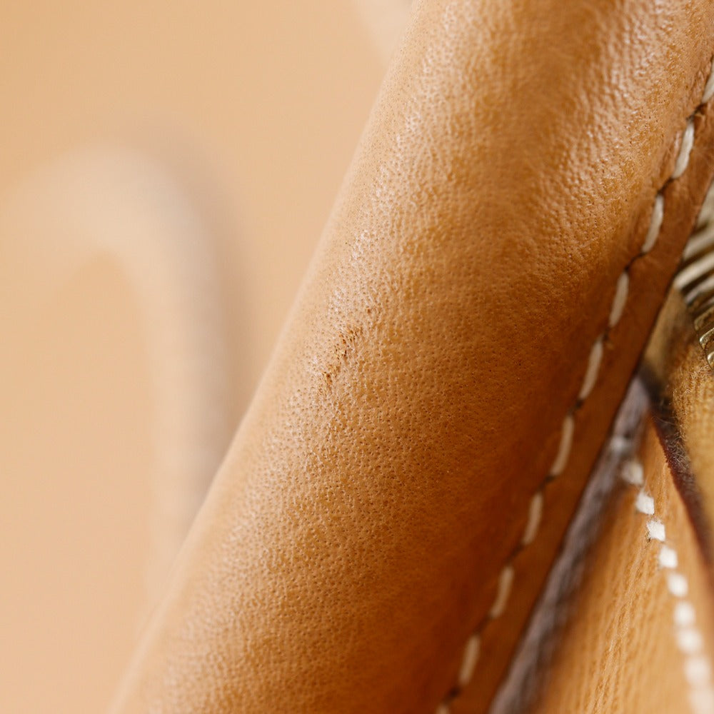 HERMES Boston Duffel bag Ardenne Camel/Gold Metal Bored 45 unisex(Unisex)  d