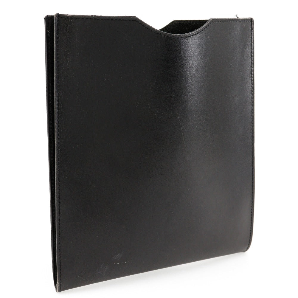 HERMES Shoulder Bag Calfskin black Pochette Omenitu unisex(Unisex)  d