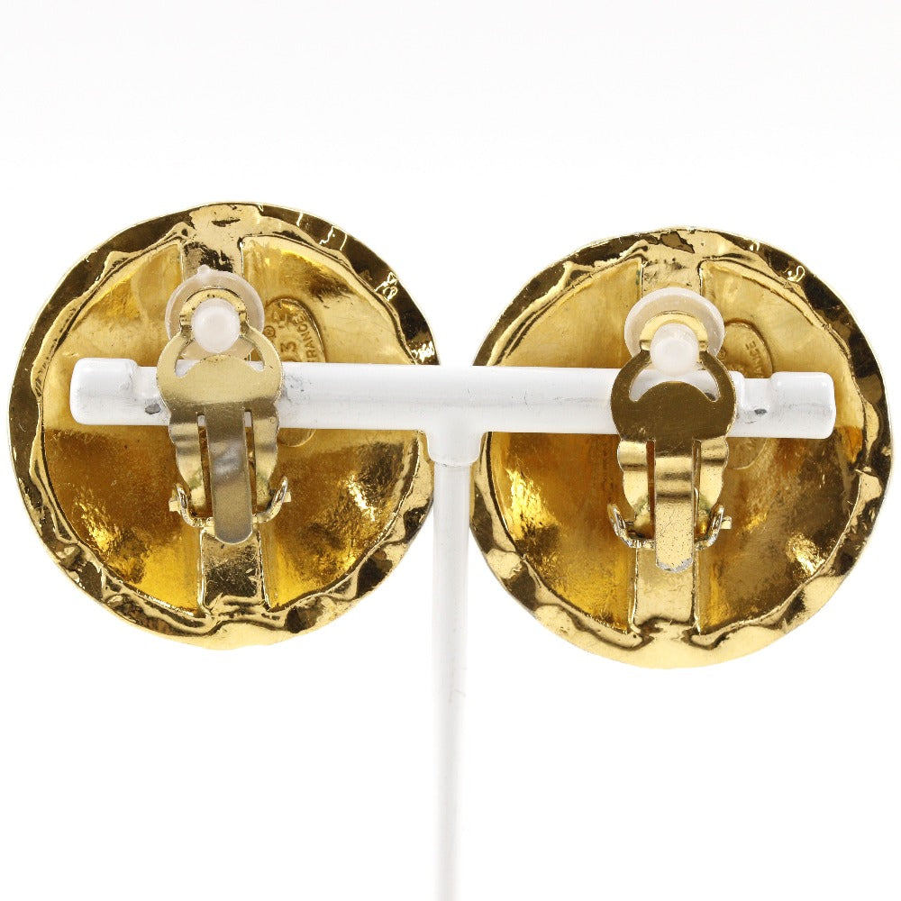 CHANEL Earring Plated Gold gold   Matrasse COCO Mark Women