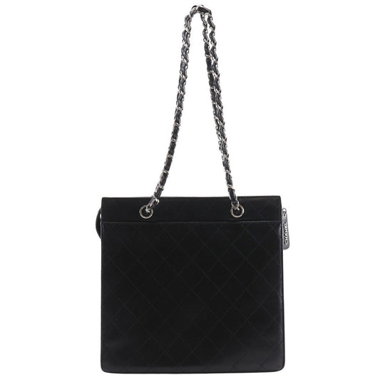 CHANEL Tote Bag Caviar skin black Matrasse Chain tote
