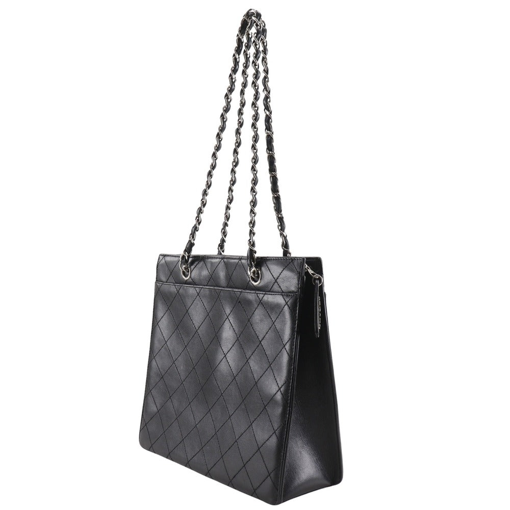 Chanel Chain Tote Caviar Skin 2way Tote Bag