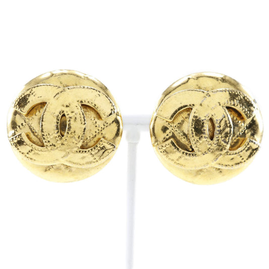 CHANEL Earring Plated Gold gold   Matrasse Women