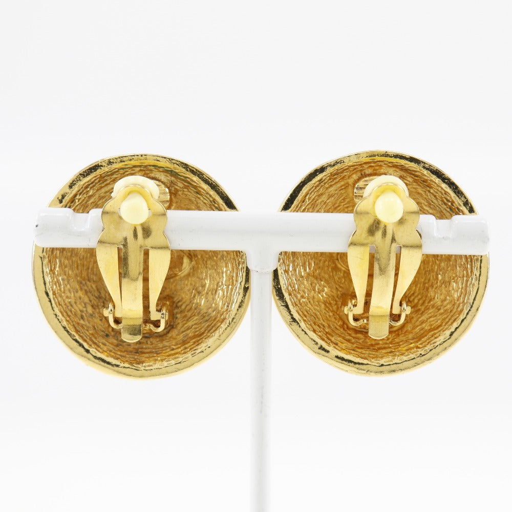 CHANEL Earring Plated Gold gold   Matrasse COCO Mark Women